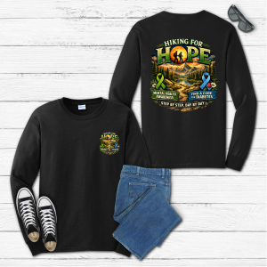 Black Long Sleeve Hiking Shirt