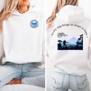 White Hoodie – Hiking for Hope