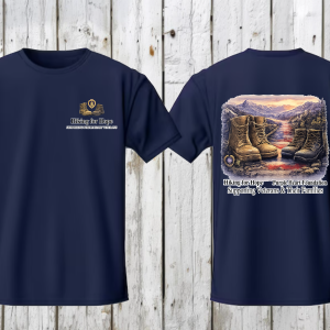 HFH - PHF STEP FOR BRAVE BLUE T SHIRT